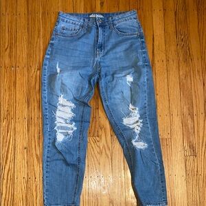 Wikd fable size 6 Distressed Blue Jeans